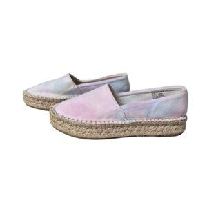 Splendid Tie Dye Slip On Espadrilles Shoes Size 8